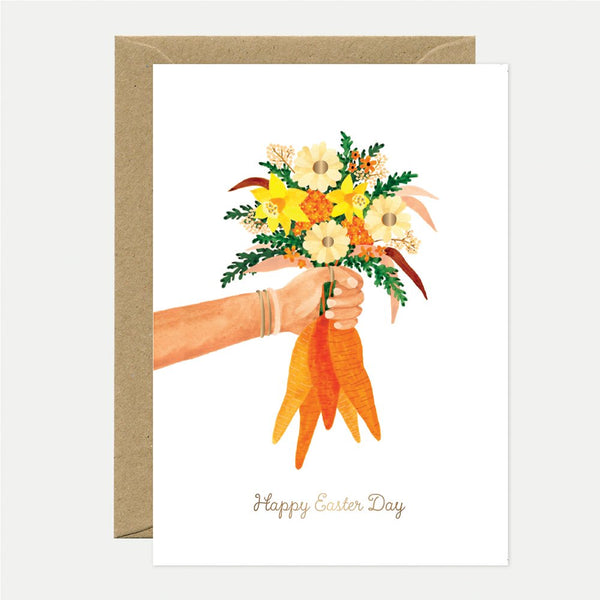 Easter Day - Greeting card - Gold foil