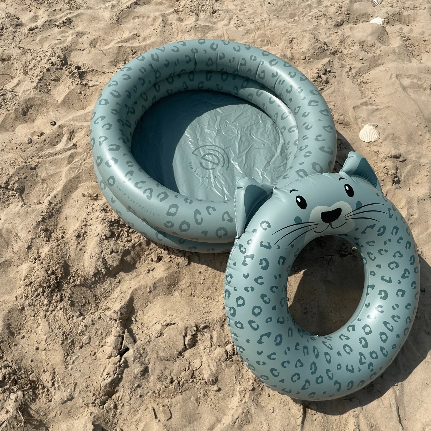 Green Leopard Pool Float