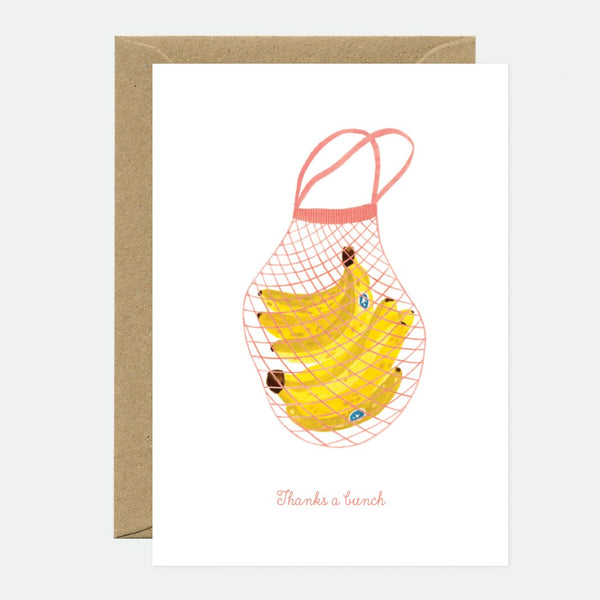 Thanks a bunch bananas - Thank You Card