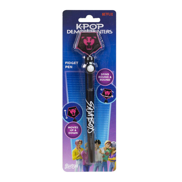 KPop Demon Hunters - Fidget pen incl. collectible figure - Saja Boys