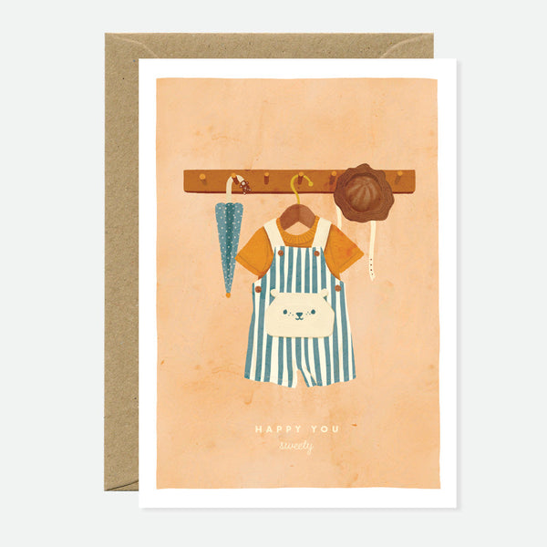 Happy You Sweet Bear - Greeting Card