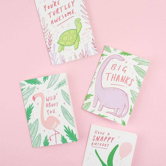 Dinosaur "Big Thanks" Greeting Card