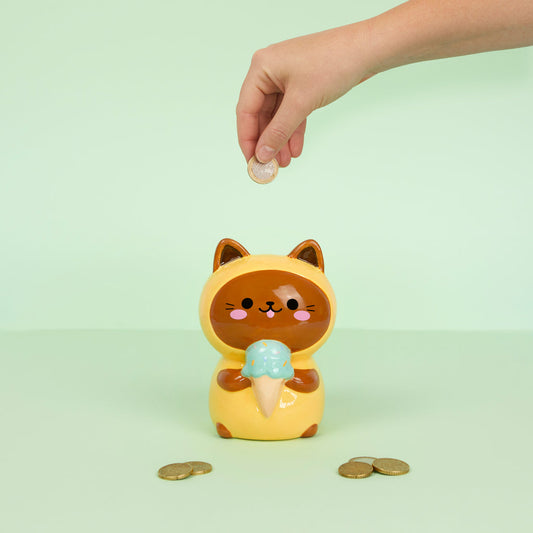 Tirelire Kawaii Chat Minty