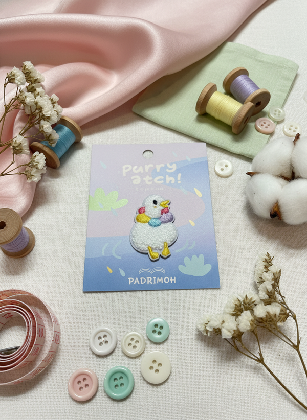 Iron-on duck patch
