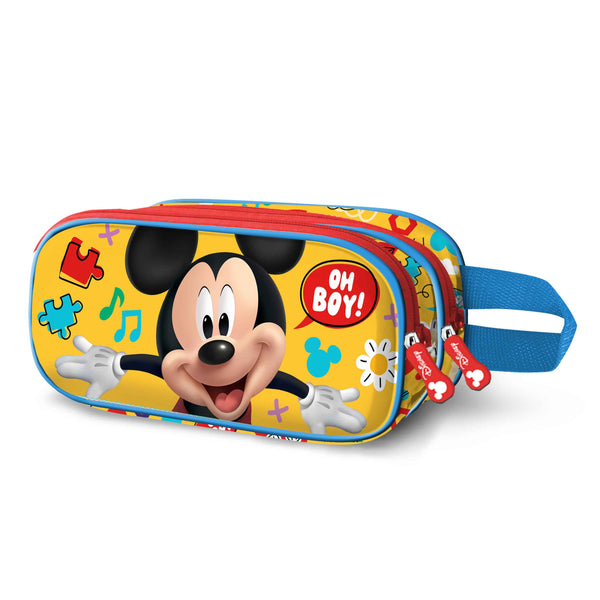Disney Mickey Mouse Boy-3D Double Pencil Case