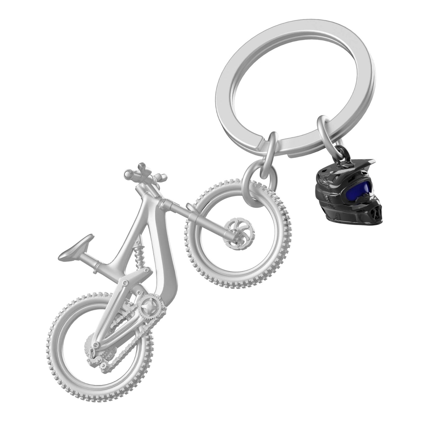 porte cles vtt de descente metalmorphose