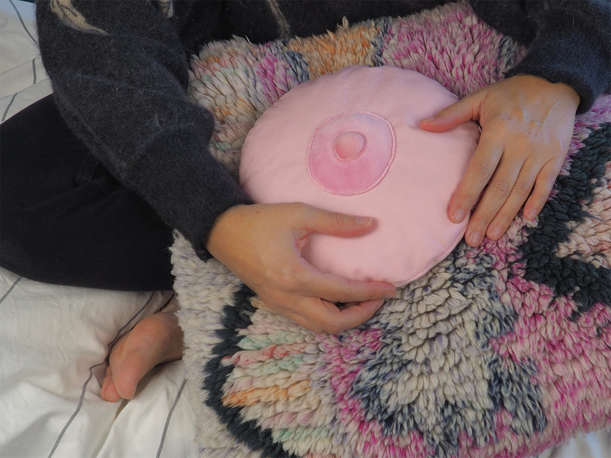 Bouillotte Huggable Sein Rose