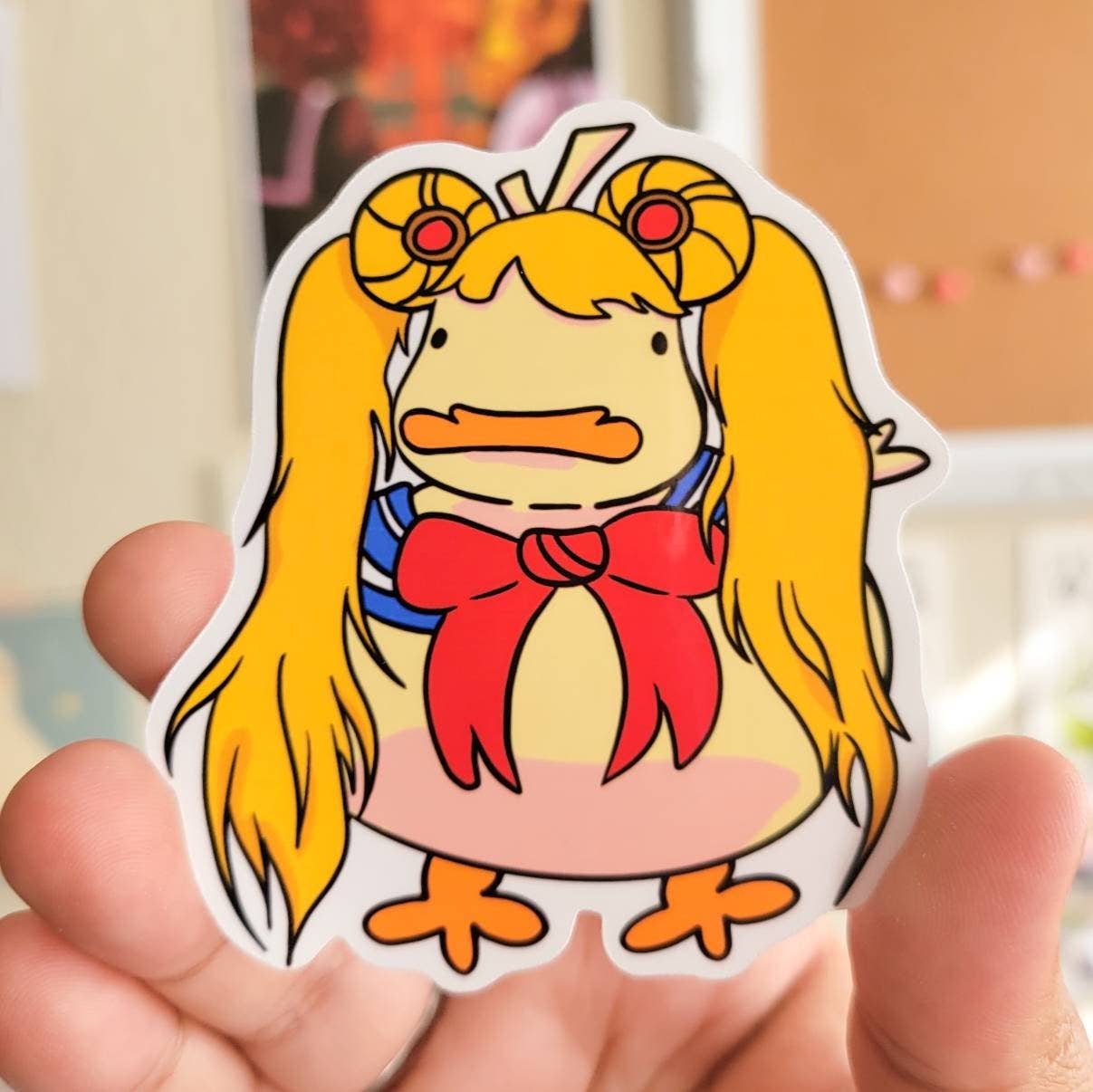 Sticker Sailor Moon Duck