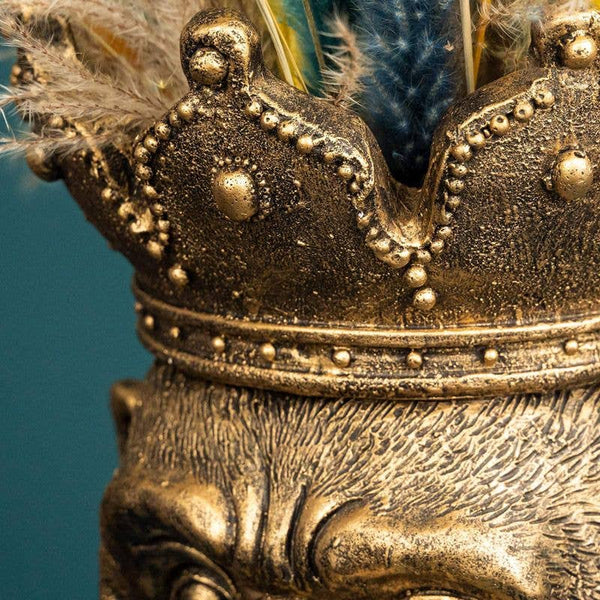 Kong monkey head, gold