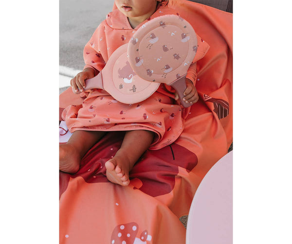 Neoprene beach rackets for camping with ball