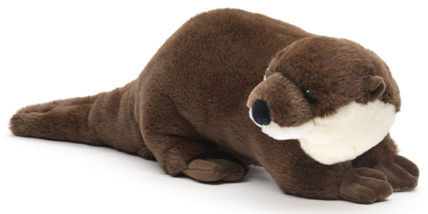Standing Otter - 'Uni-Toys Eco-Line' - soft toy/plush