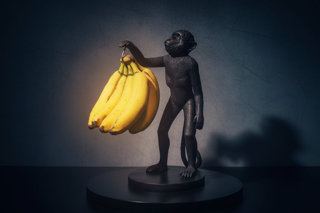 Schwarzer Affen-Bananenhalter