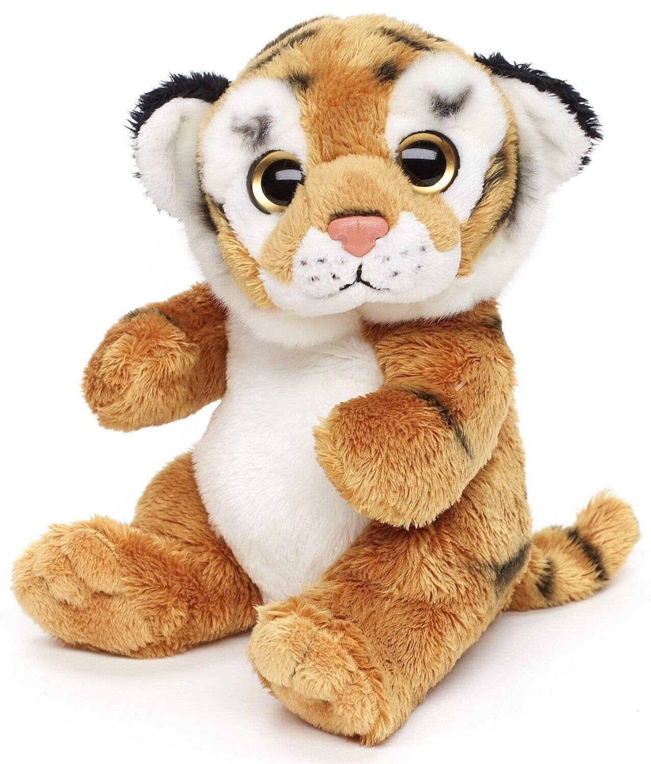 Pluche zittende tijger