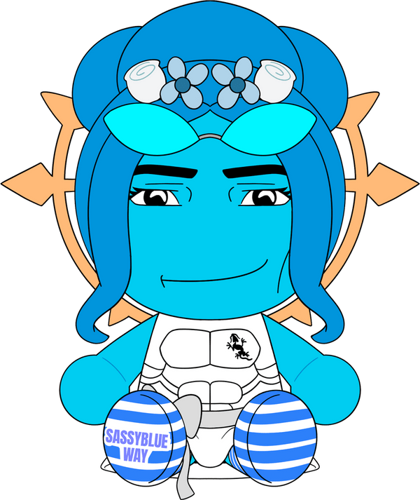 Sassy Blue Plush (9in)
