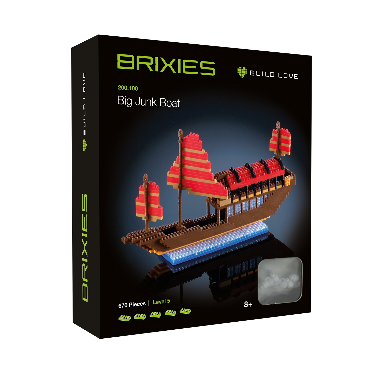 BRIXIES Large Dragon Boat