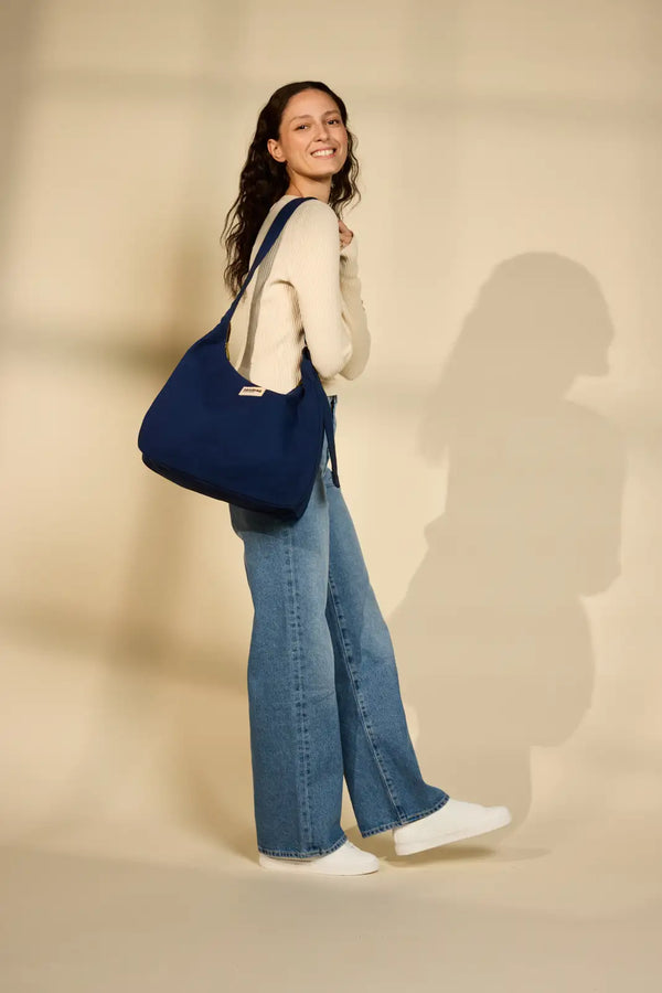 Claire Hobo Bag Navy
