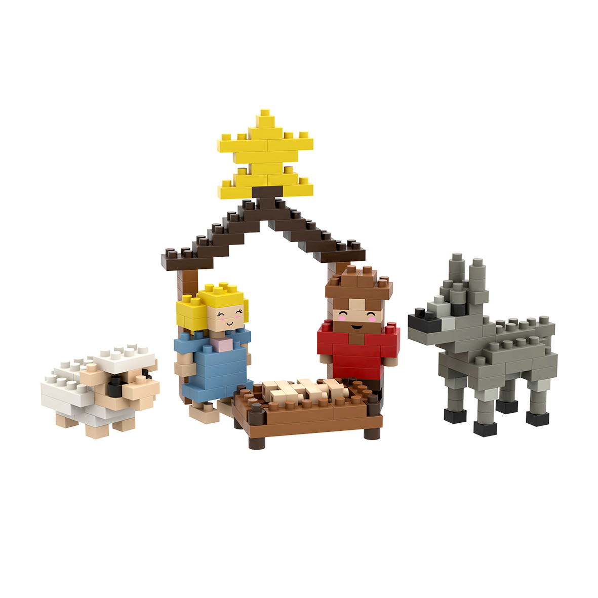 BRIXIES Advent Calendar Nativity Scene