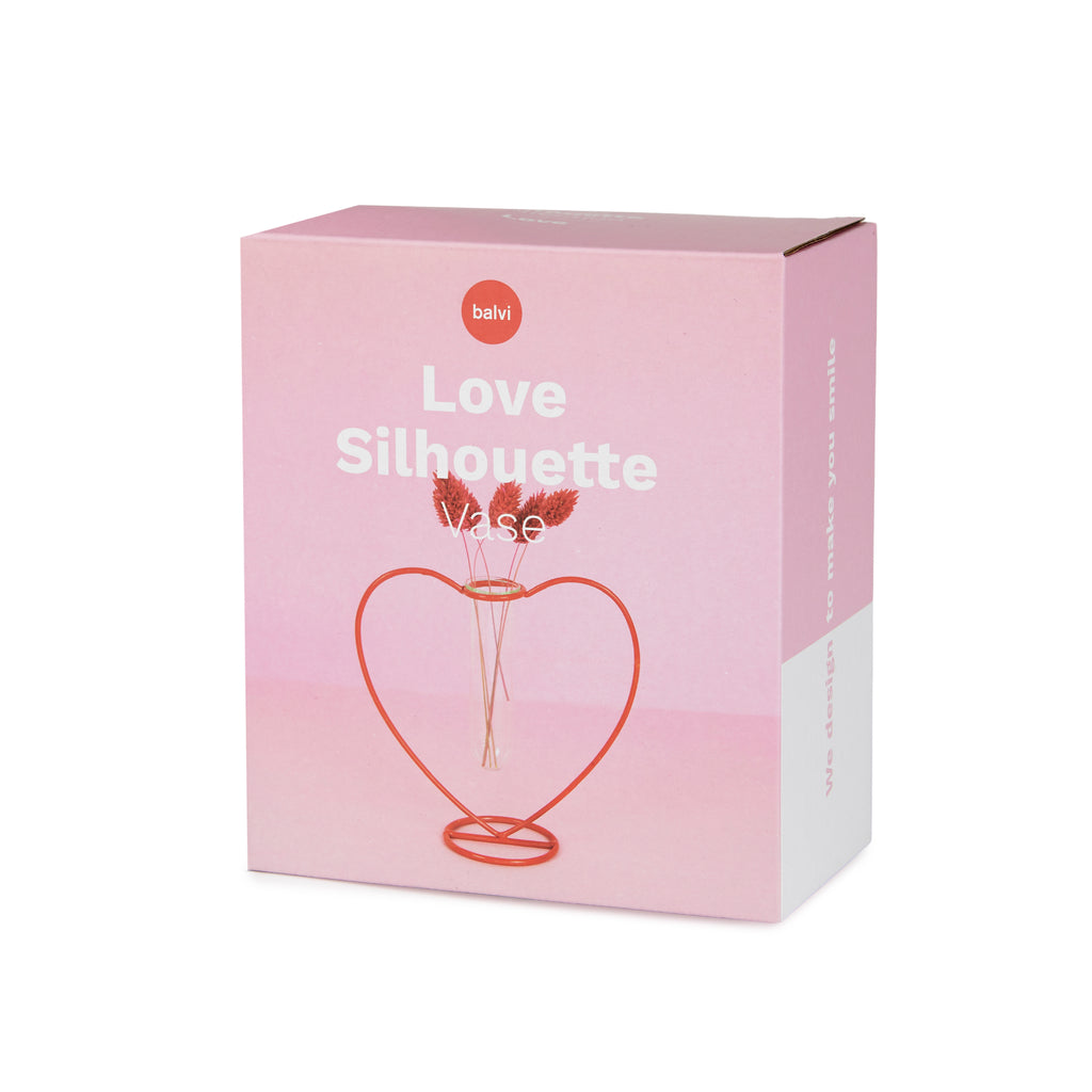 Vase Love Silhouette