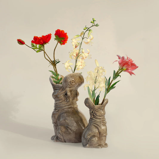 Large Hippopotamus Vase Hungry Hippos