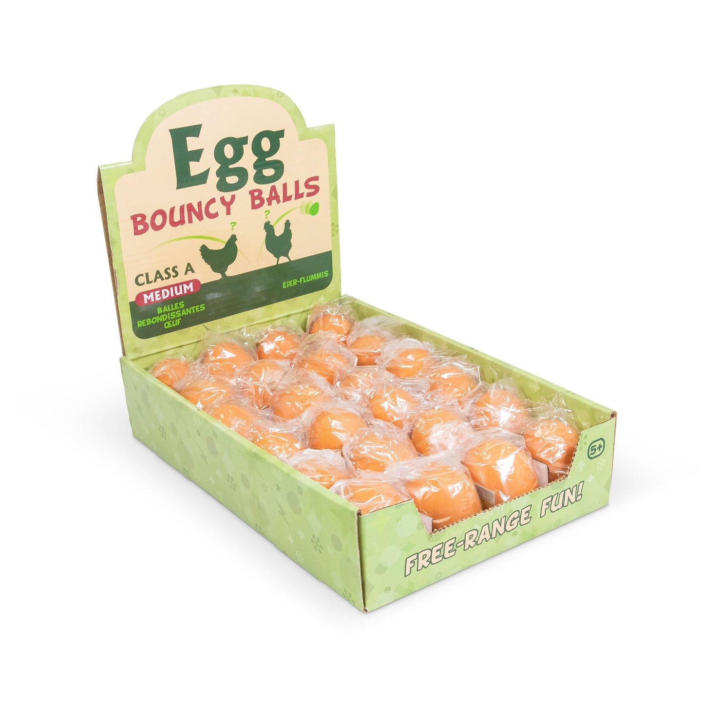 BOUNCY EGG-SHAPED BALL