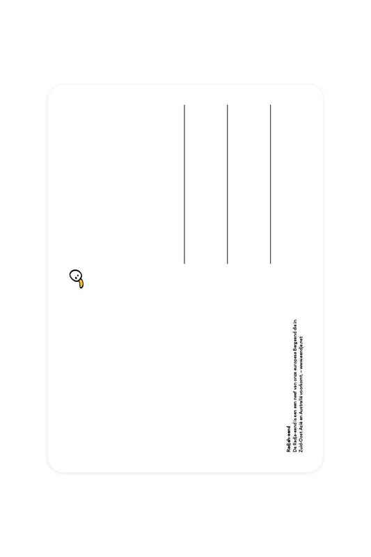 Carte postale avec Radjah Duck