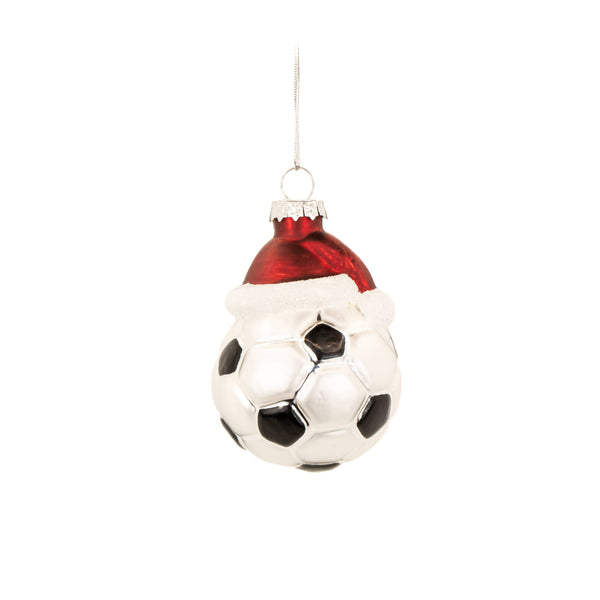 Festive Football Christmas Ornament