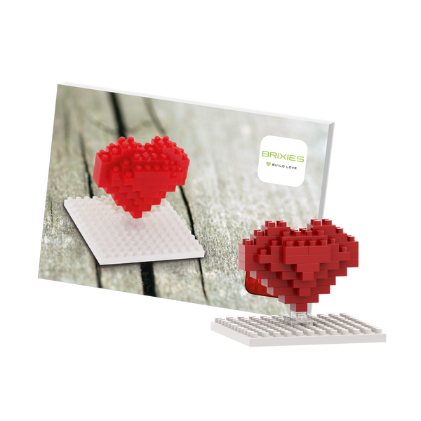 BRIXIES Postcard Heart