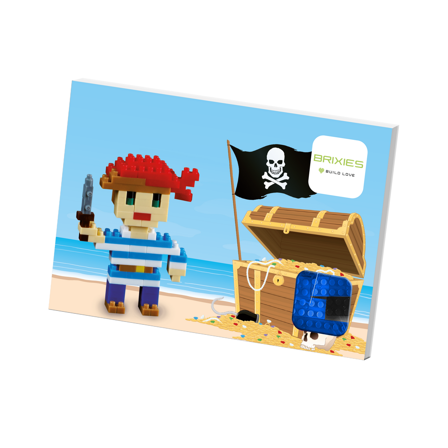 BRIXIES Pirate Postcard