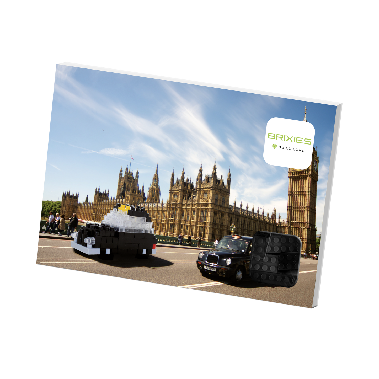 BRIXIES Postkarte London Taxi