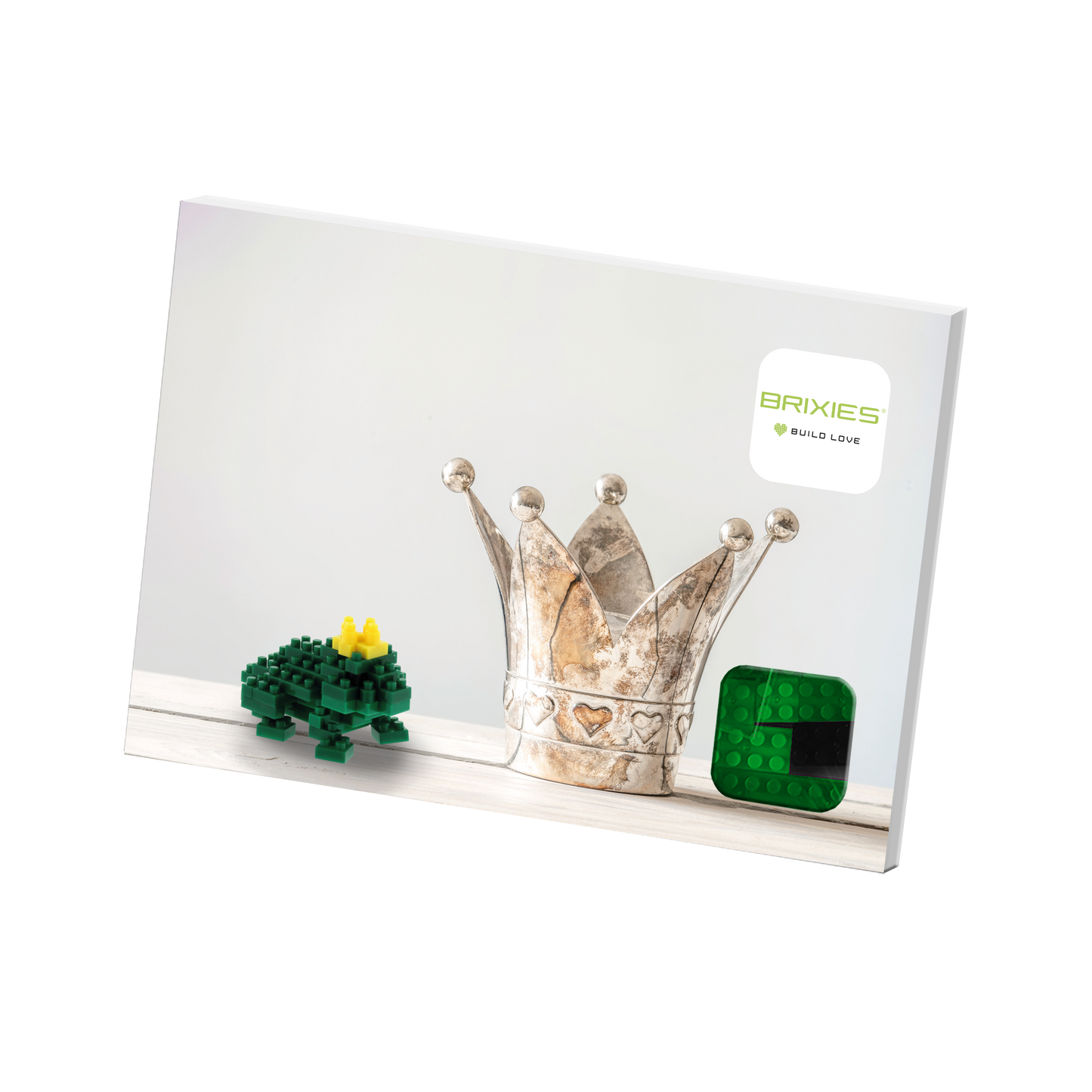 BRIXIES Postcard Frog Prince