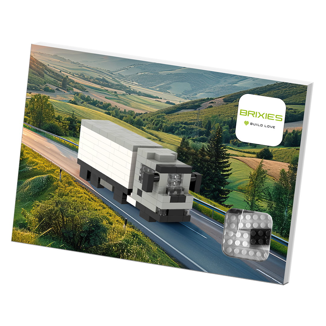 BRIXIES Lorry Postcard