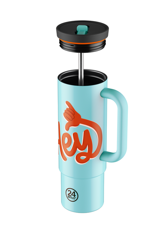 Straw Cup | Hey! Blue - 800 ml