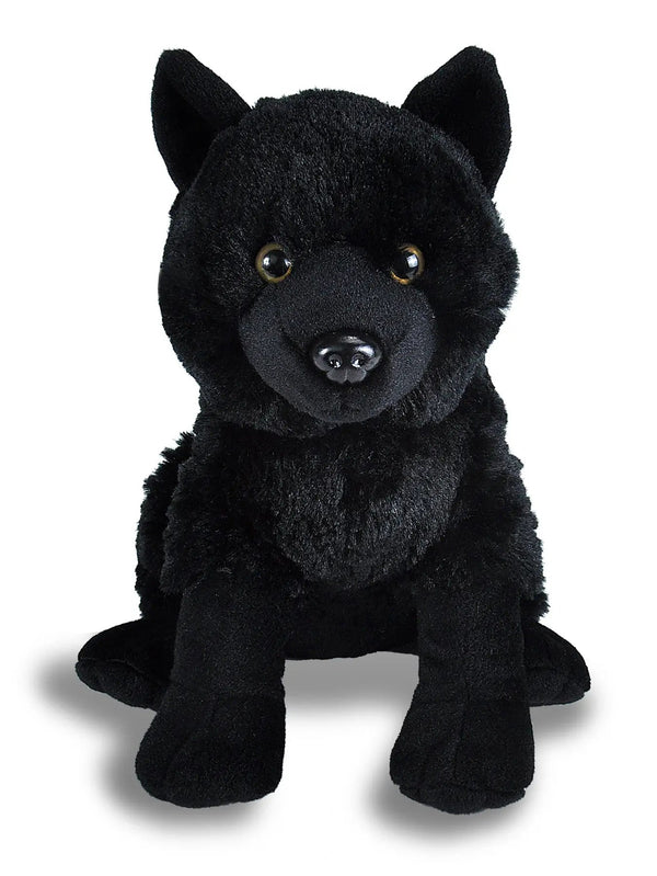 Wild Republic - Black Wolf Stuffed Animal - 12" Stuffed Animals