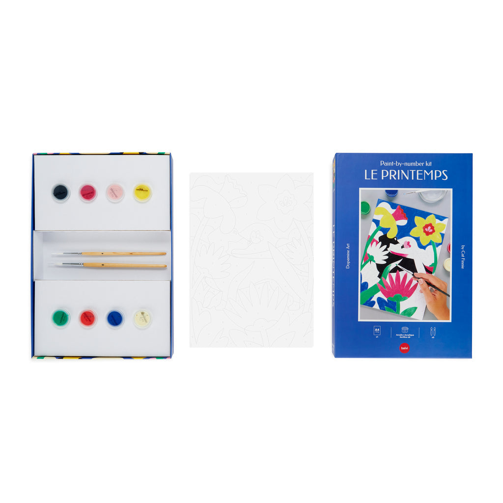 Kit de peinture au numéro Le Printemps