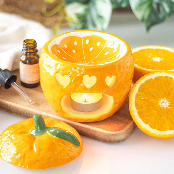 Oranje oliebrander