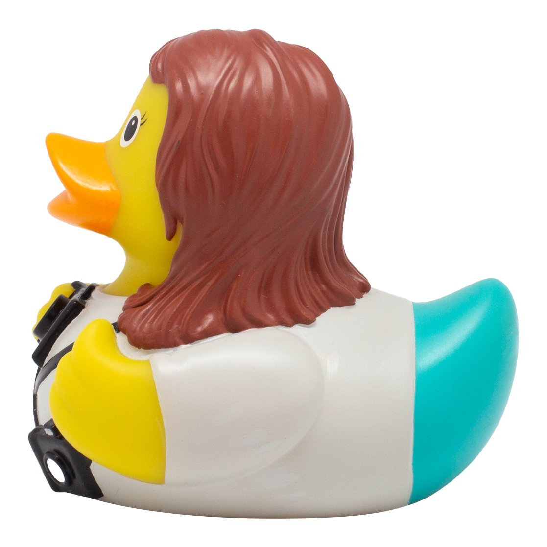 Eendenfotograaf vrouw