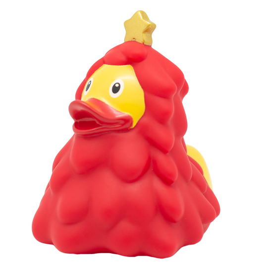 Duck Christmas Tree Red