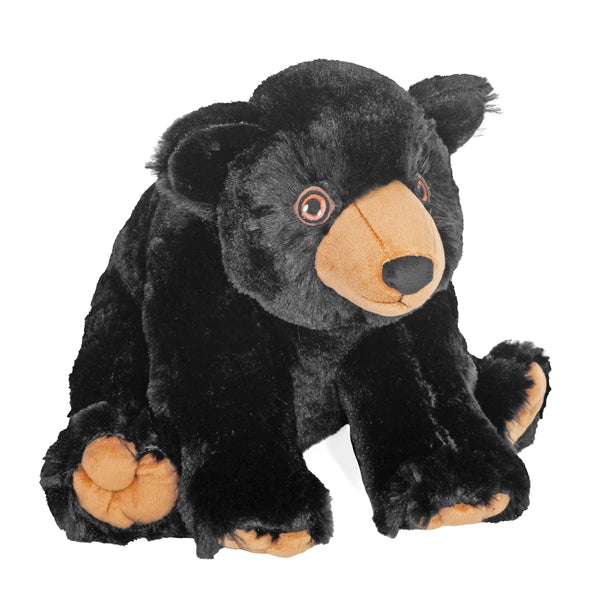 Wild Republic - Cuddlekins Eco Black Bear Stuffed Animal - 12" Stuffed Animals