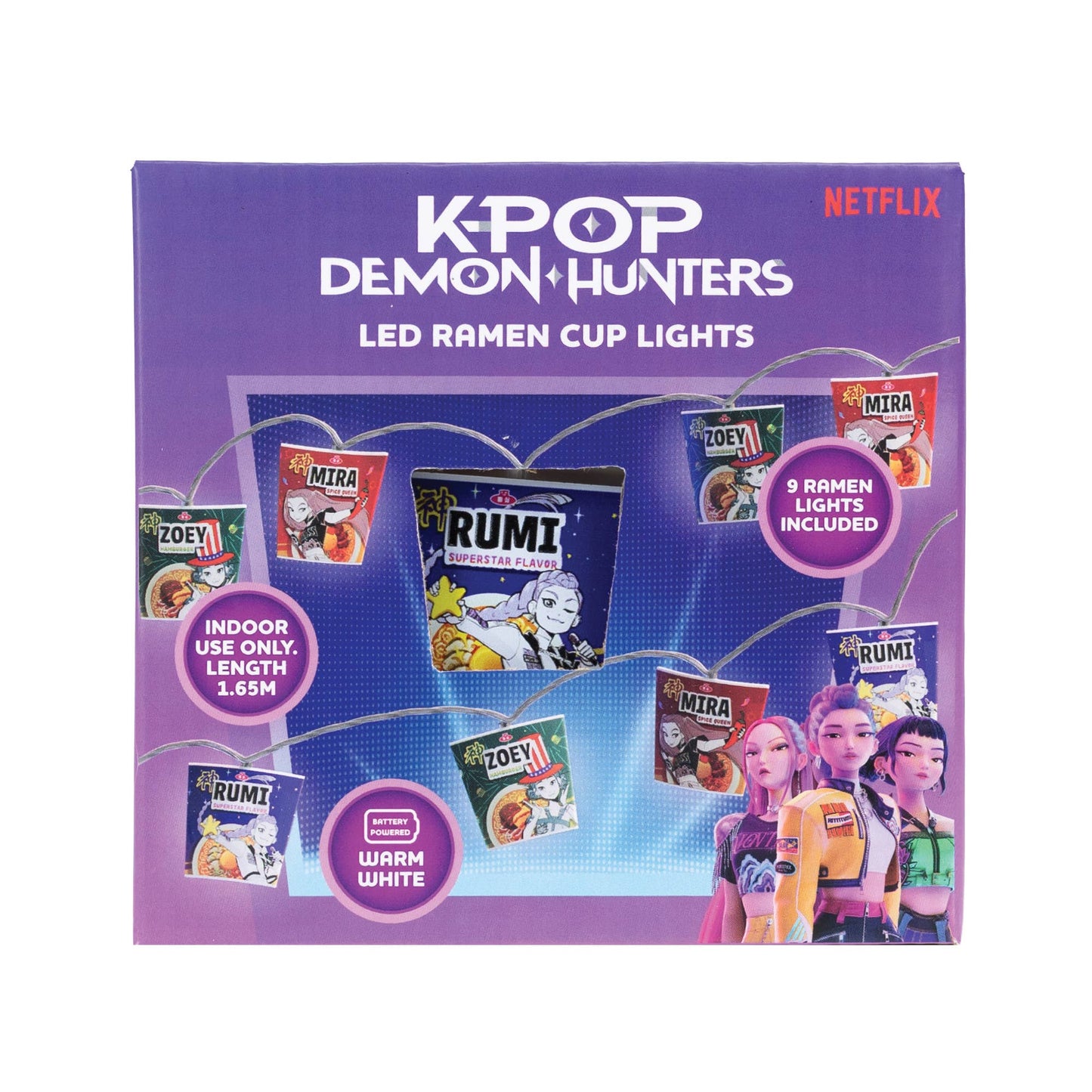 KPop Demon Hunters - String Lights - Ramen