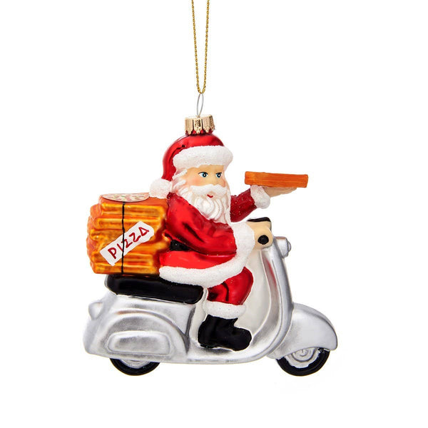 Santa Claus Pizza Delivery Ball