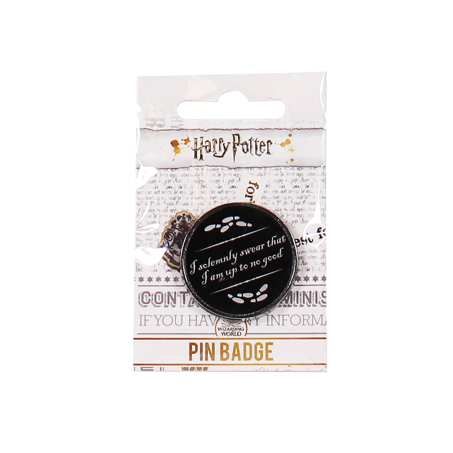Harry Potter enamel badge (Marauder's Map)