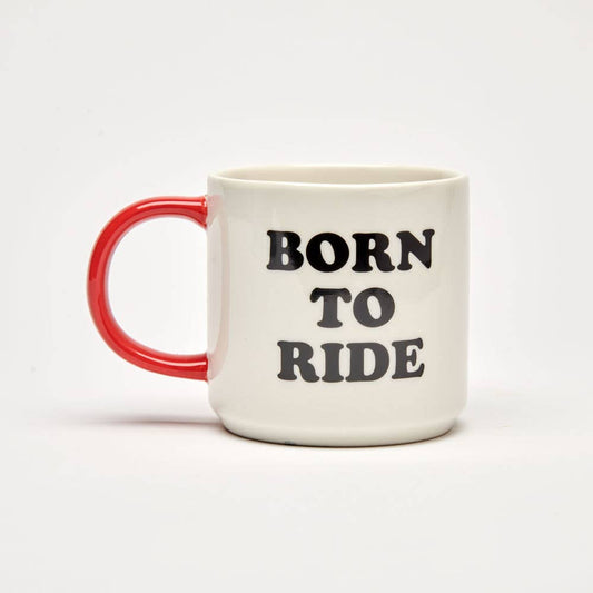 Snoopy "Born To Ride" Mug