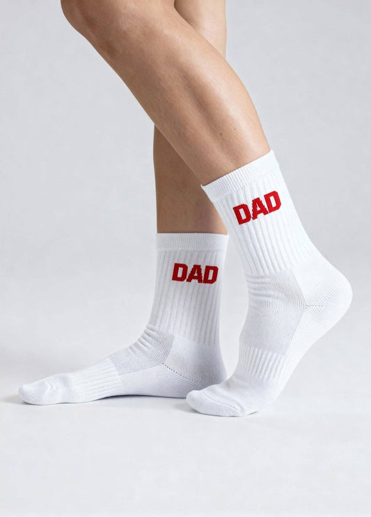 "DAD" Socks - Red