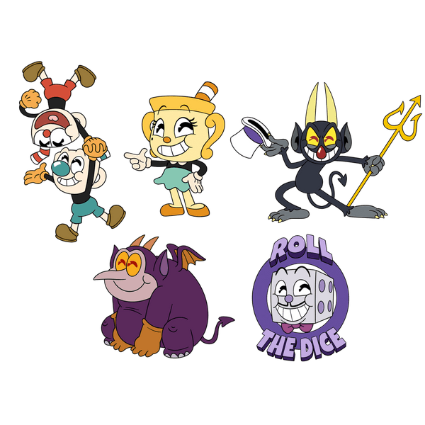 Cuphead Pin Set