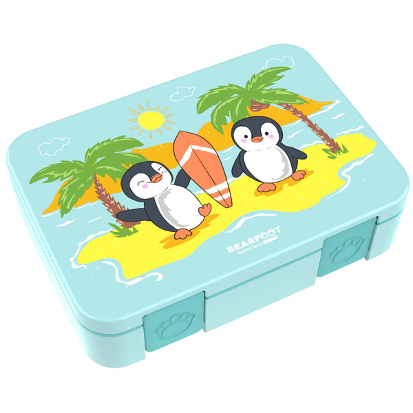 Bento Box with Compartments, Lightweight & Leakproof - Penguin
