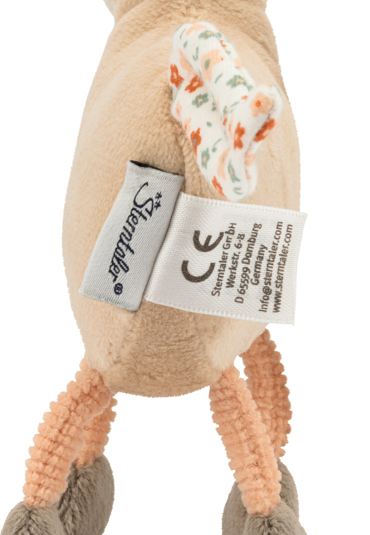 Peluche Cheval Sunny S avec hochet - 16 cm – vue 5