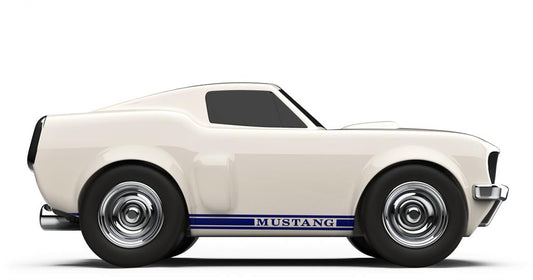 Voiture Ford Mustang Blanc Ivoire - Baghera