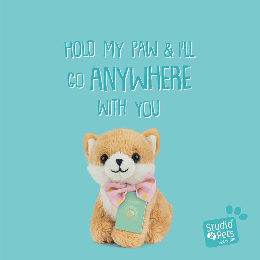 Mini Peluche Chiot Poméranien