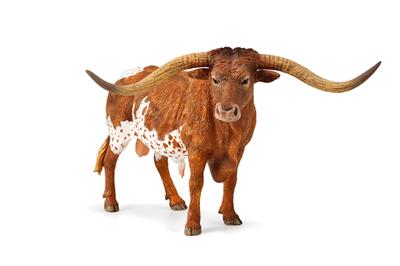 Collecta La ferme (XL): TAUREAU TEXAS LONGHORN 16,2x8,6cm