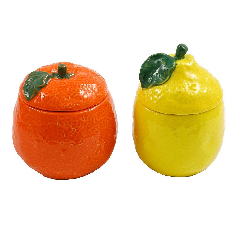 Lemon & Orange Storage Jar